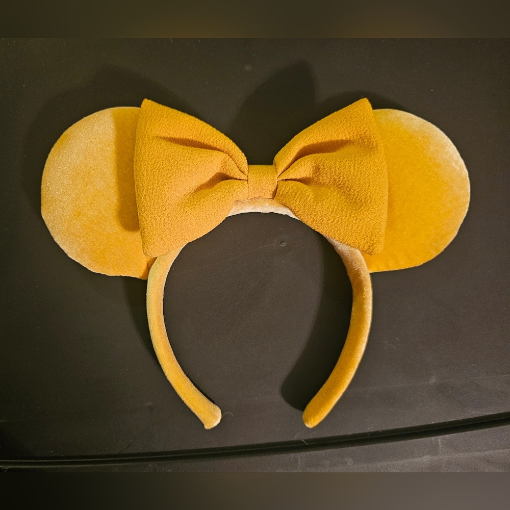 Saffron Yellow Minnie Ears Headband